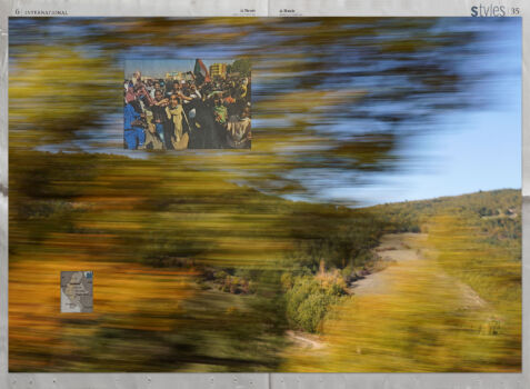 «Sur la route, Aubenas-les-Alpes, 26-10-21.»